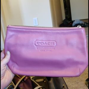 Coach makeup bag